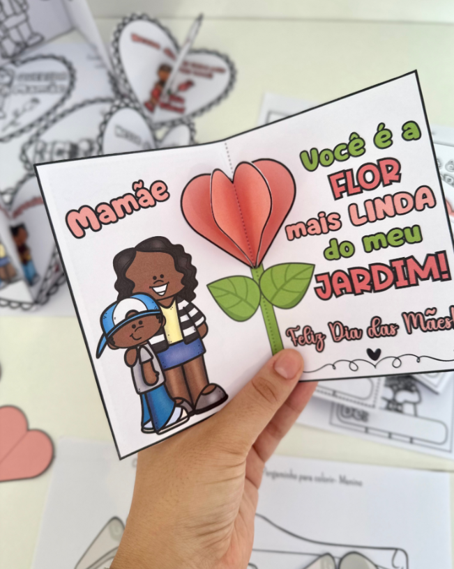 Kit Cartões Dia das Mães