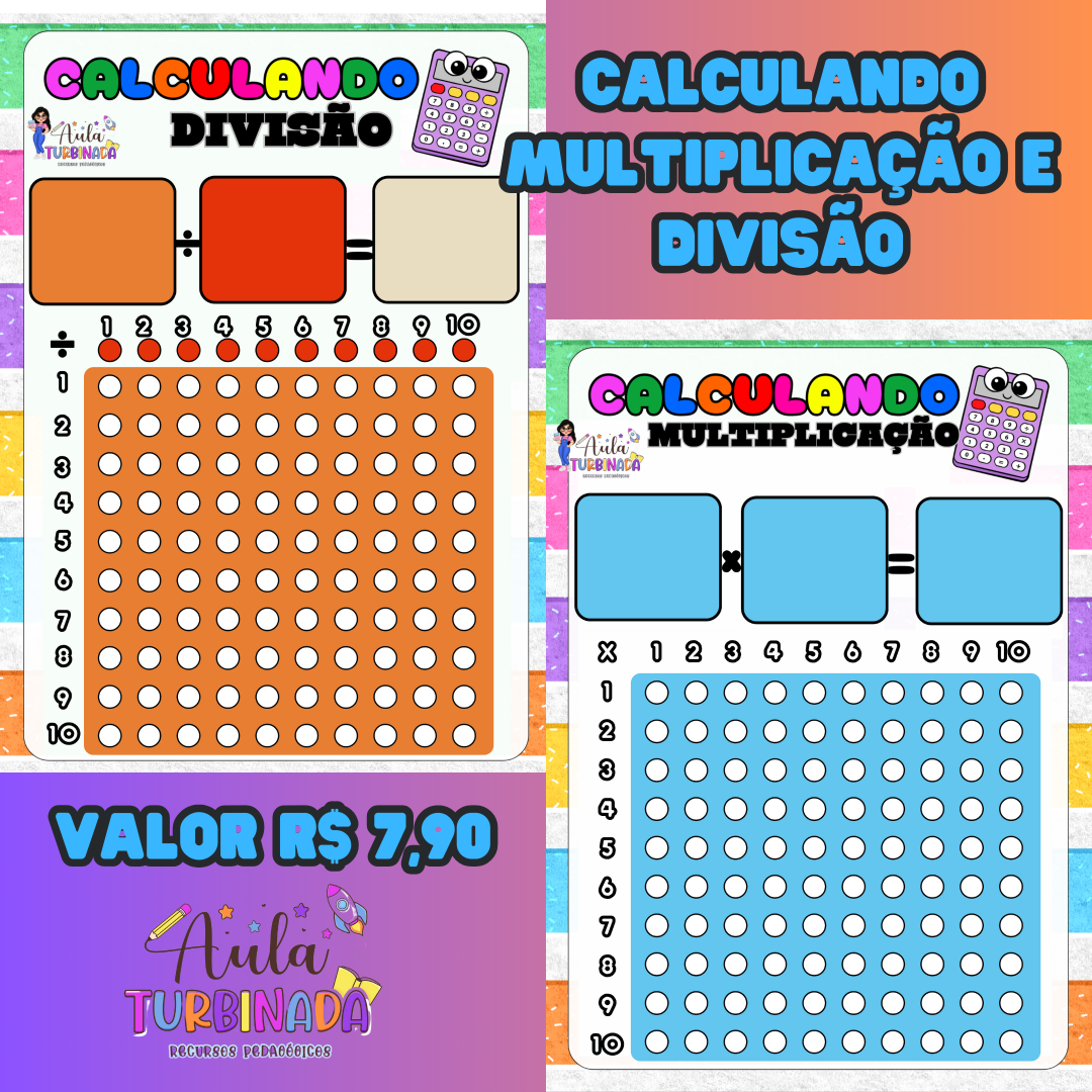 Calculando - Multiplicação e Divisão