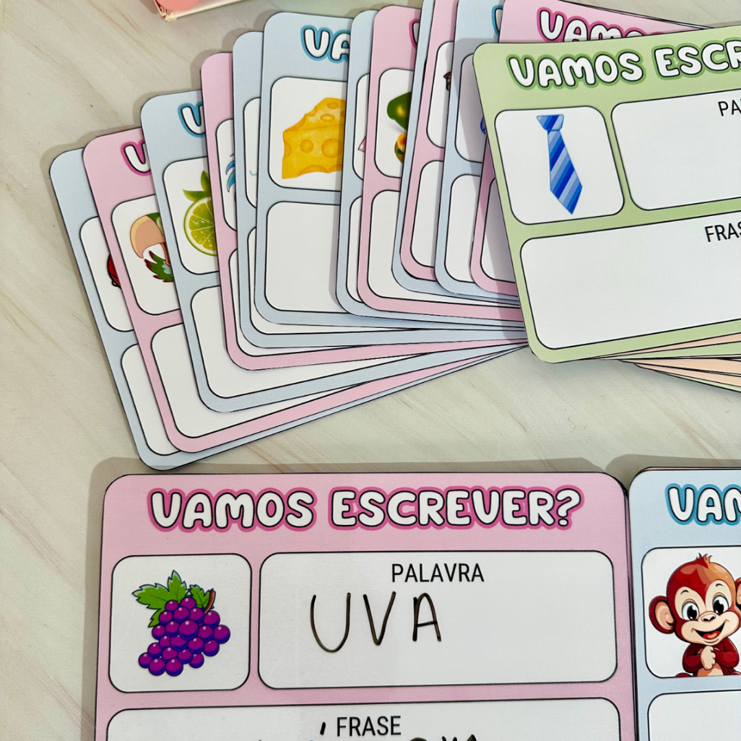 Vamos Escrever – Atividades de Leitura e Escrita com Imagens