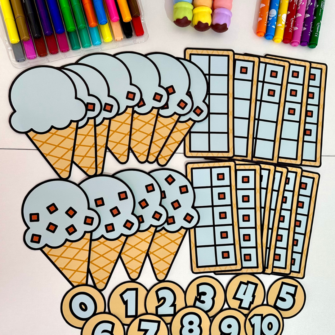 Sorvetinho das Contagens – Um jeito doce, divertido e inclusivo de aprender matemática!