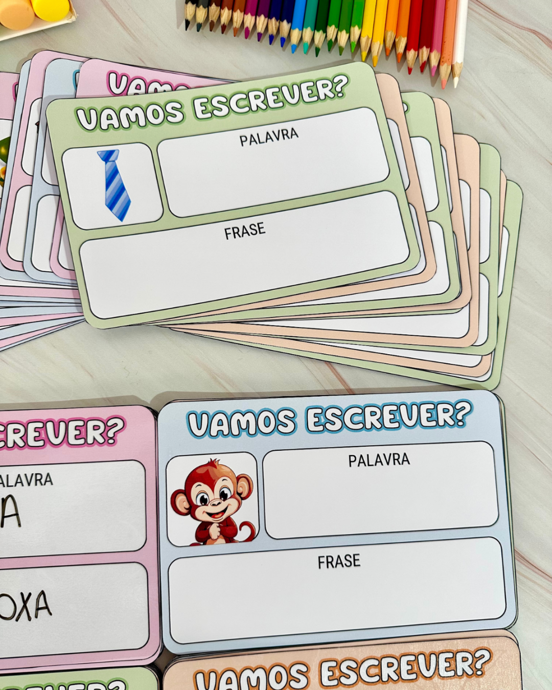 Vamos Escrever – Atividades de Leitura e Escrita com Imagens - Image 2