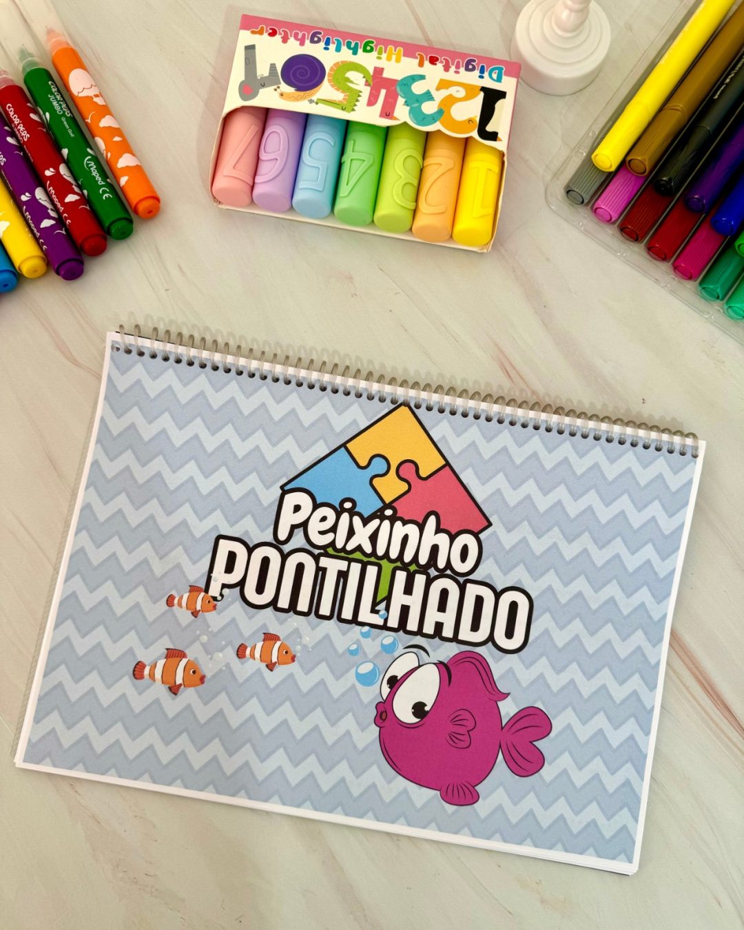 Peixinho Pontilhado — Desenvolva a coordenação motora fina com diversão e aprendizado!