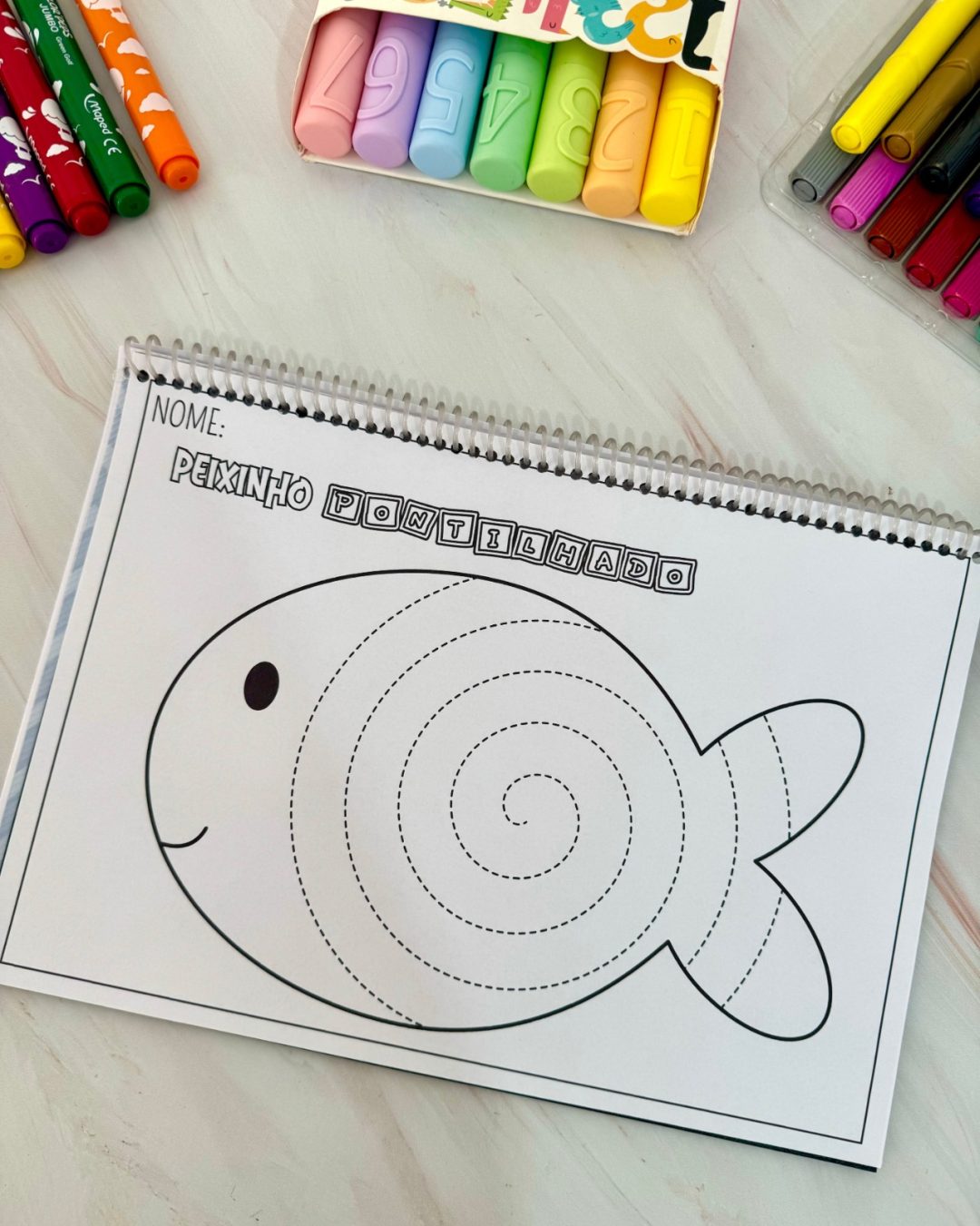 Peixinho Pontilhado — Desenvolva a coordenação motora fina com diversão e aprendizado! - Image 2