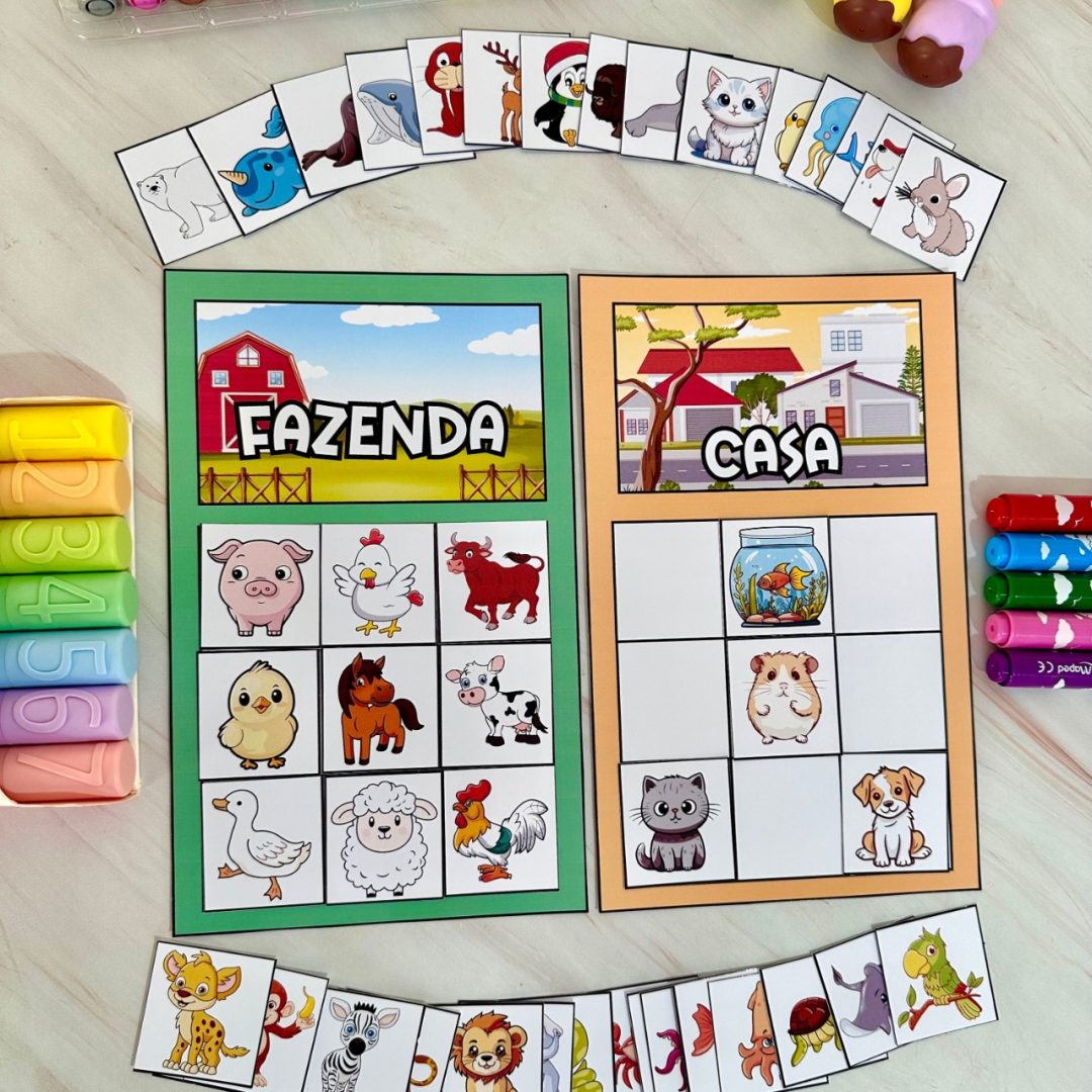 Casinhas dos Animais – Recurso Educacional