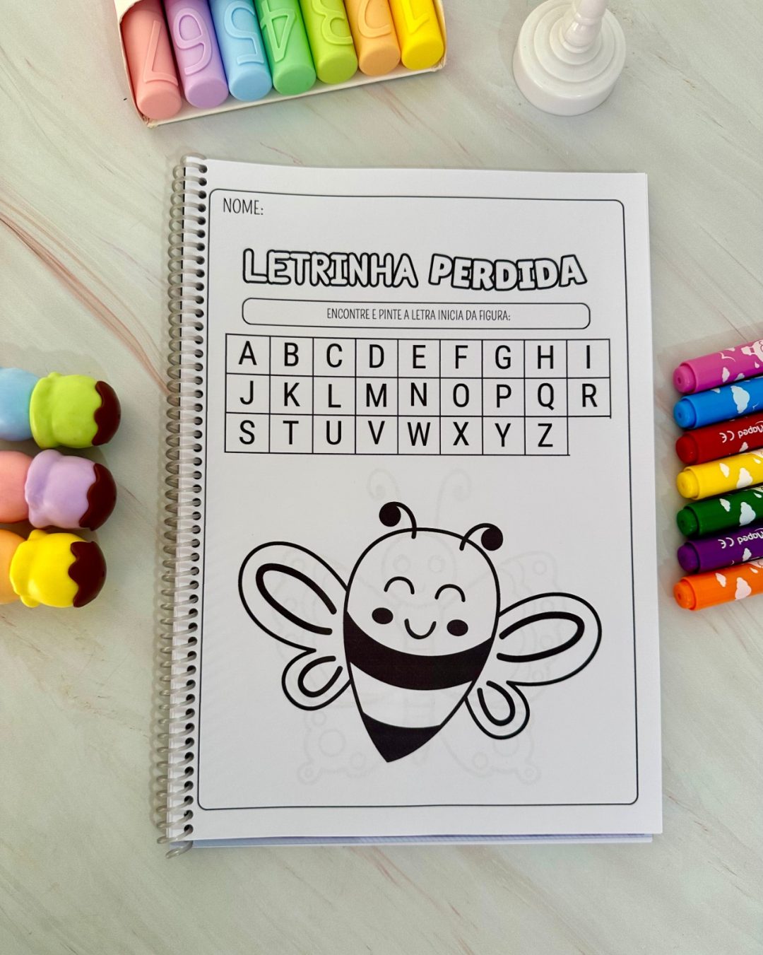 Letrinha Perdida – Caça-Letras Lúdico para Educação Especial - Imagem 3