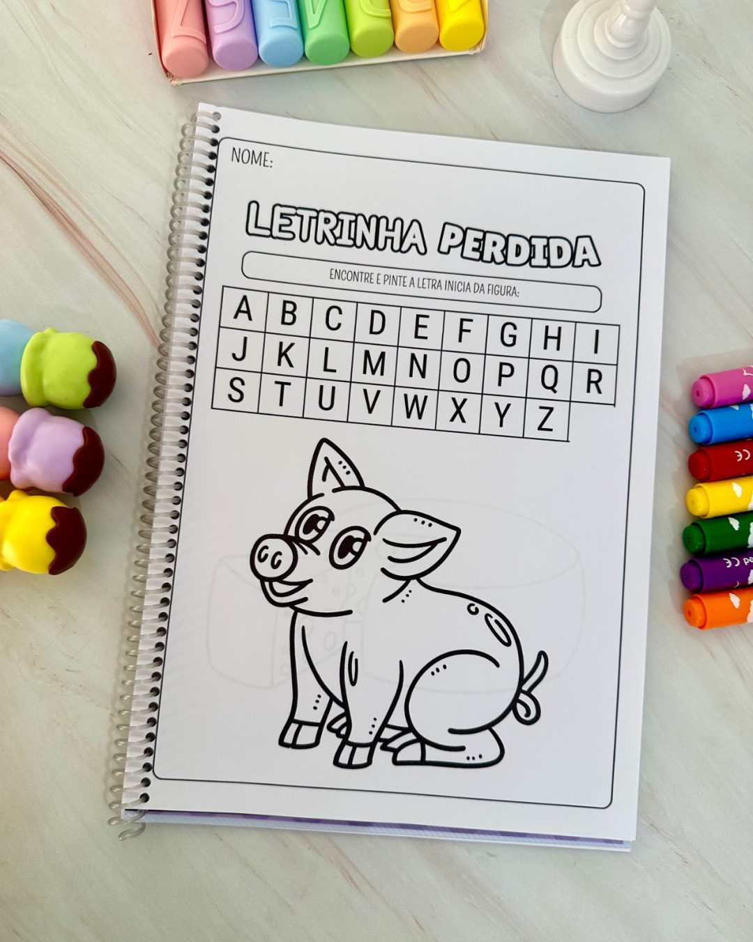 Letrinha Perdida – Caça-Letras Lúdico para Educação Especial - Imagem 9
