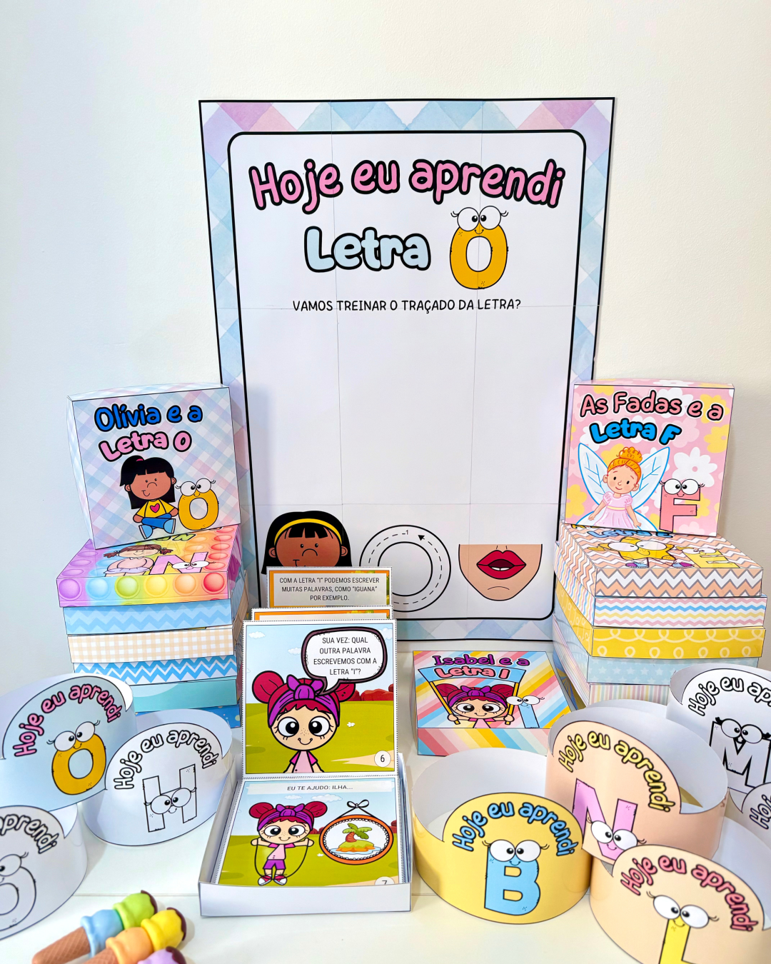Combo Super Kits - História na Caixa + Cartazes do Alfabeto - Imagem 8