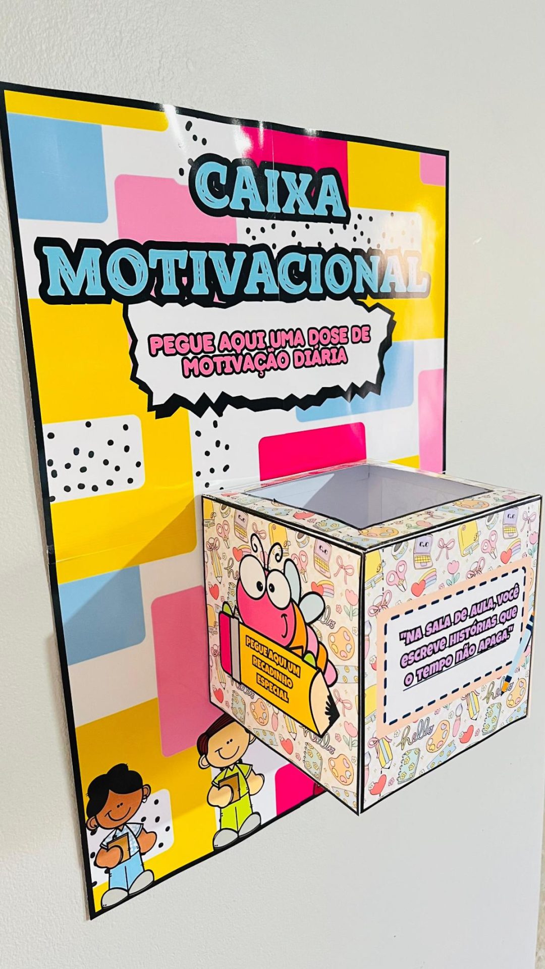 Caixa Motivacional para Professores – Uma dose de carinho por dia!