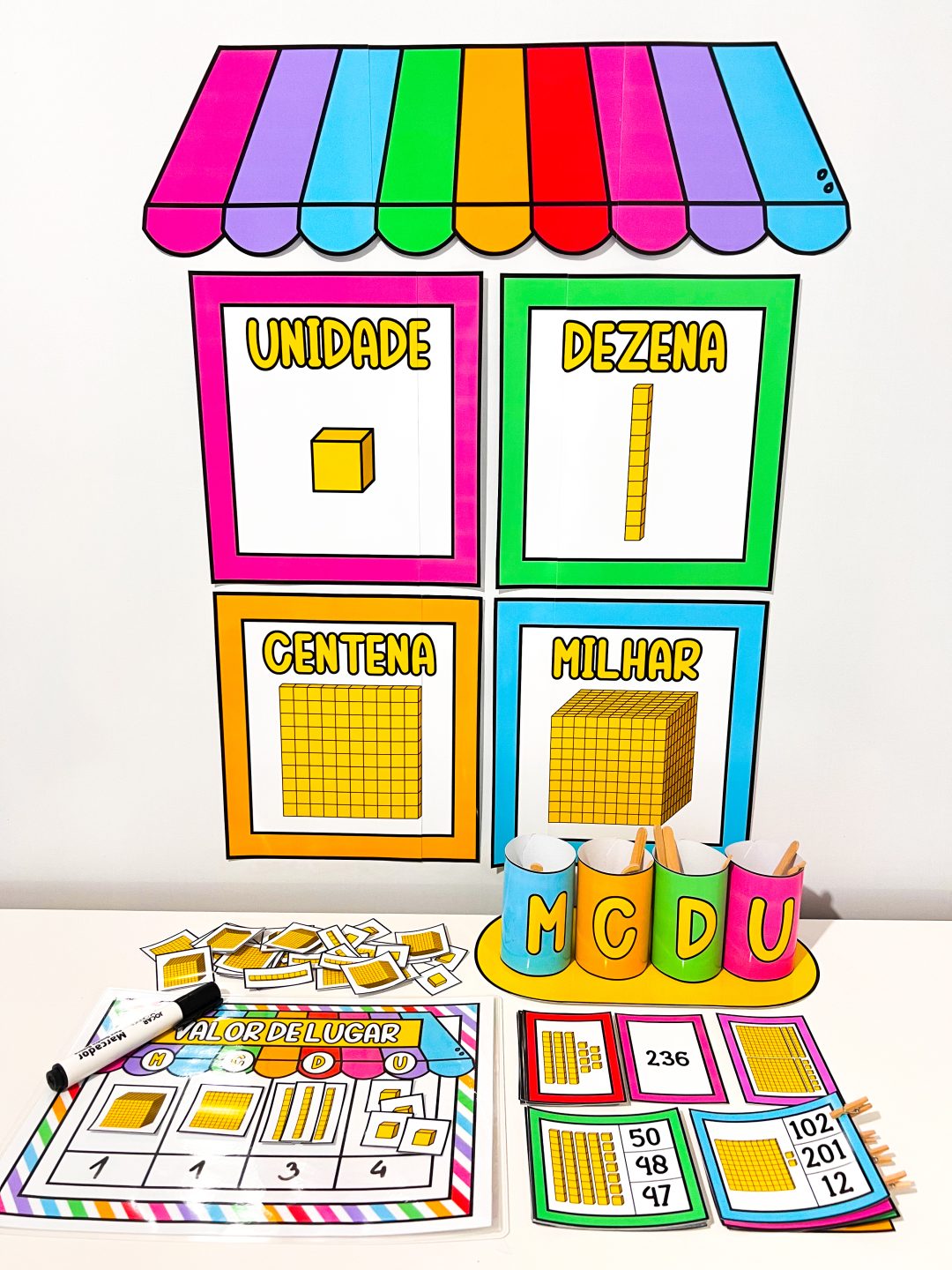 Kit Recursos de Material Dourado