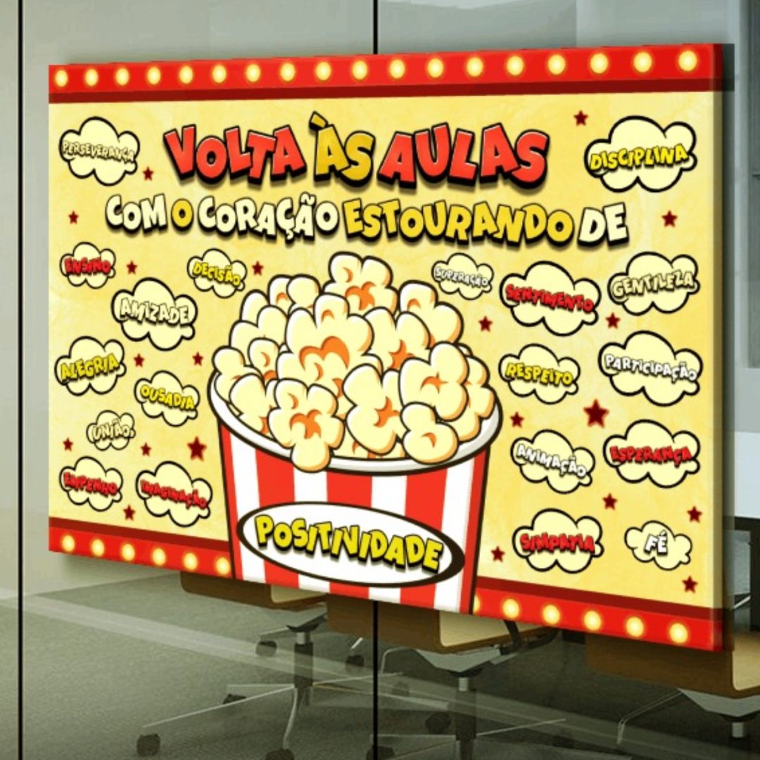 Painel Interativo de Férias – Um Recomeço com Afeto! Alta Qualidade