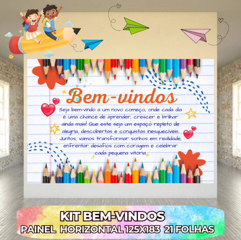 Kit Seja Bem-Vindos Alta Qualidade