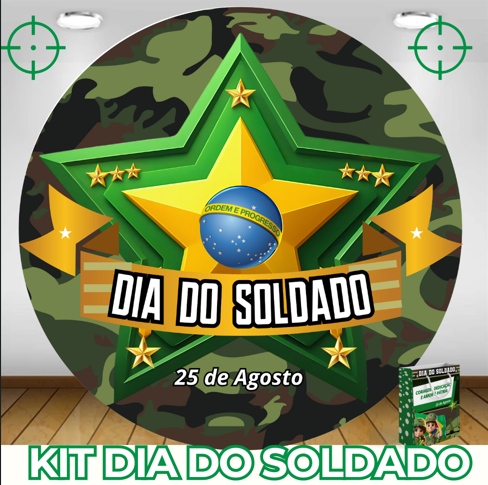 Kit 3 Painéis Dia do Soldado – Diversão, Patriotismo e Aprendizado!