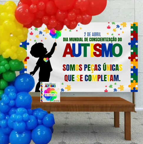 Kit dia do Autismo Peças Únicas