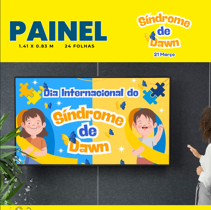 Cartaz Dia Internacional do Síndrome de Down