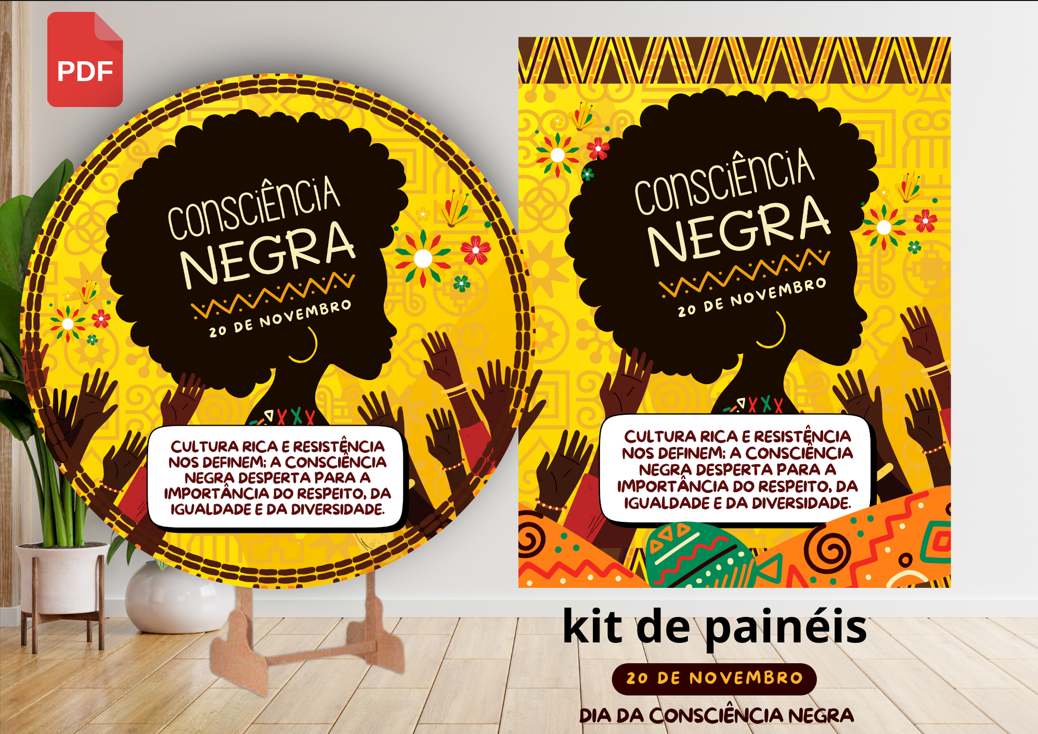 Kit Consciência Negra - Alta Qualidade