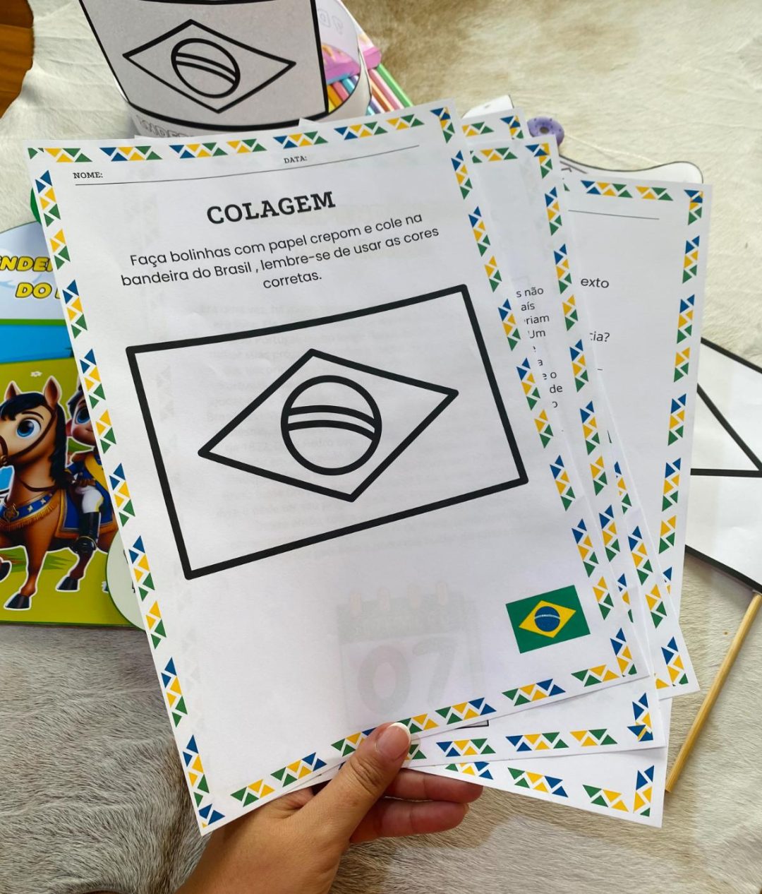 Kit Independência do Brasil – Atividades Lúdicas e Educativas - Imagem 9