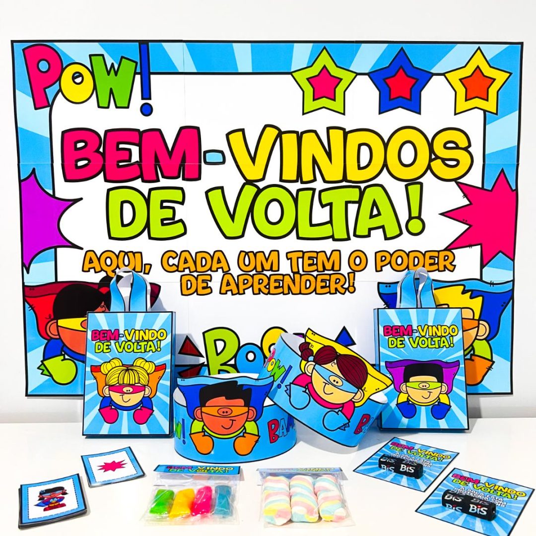 Volta às Aulas Super-Heróis – Um recomeço cheio de poder e diversão!
