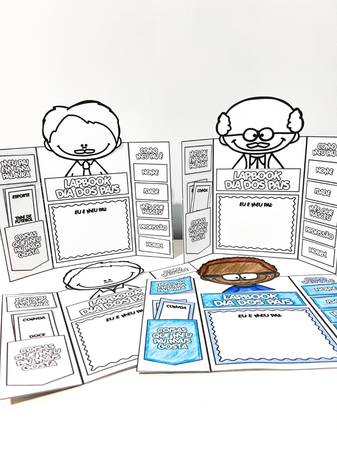 Lapbook Dia dos Pais – Um presente cheio de amor, afeto e criatividade! - Imagem 8