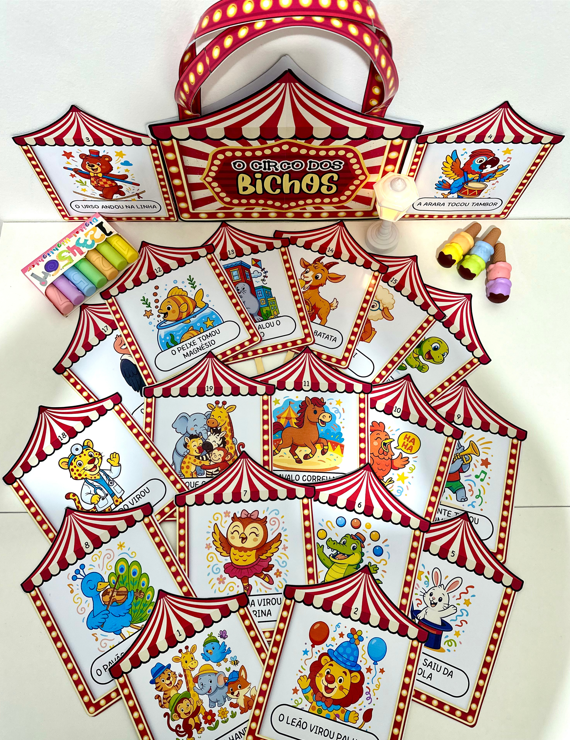 História Rimada na Sacola – O Circo dos Bichos