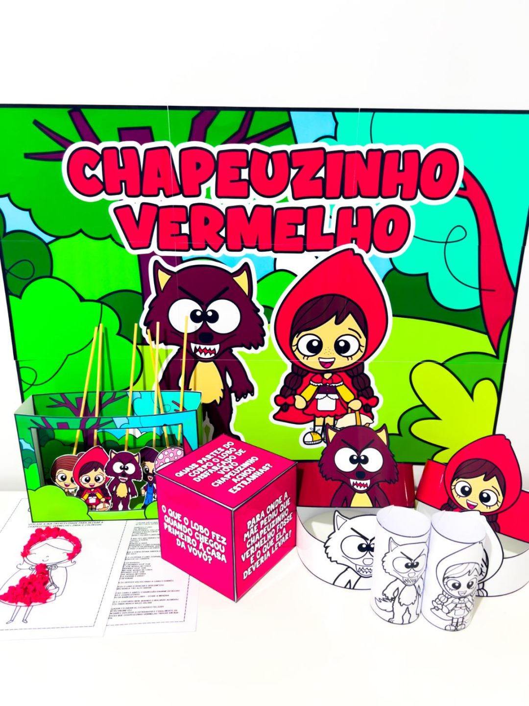 Kit Conto Chapeuzinho Vermelho