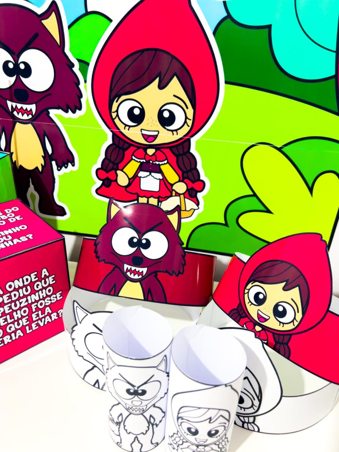 Kit Conto Chapeuzinho Vermelho - Imagem 11