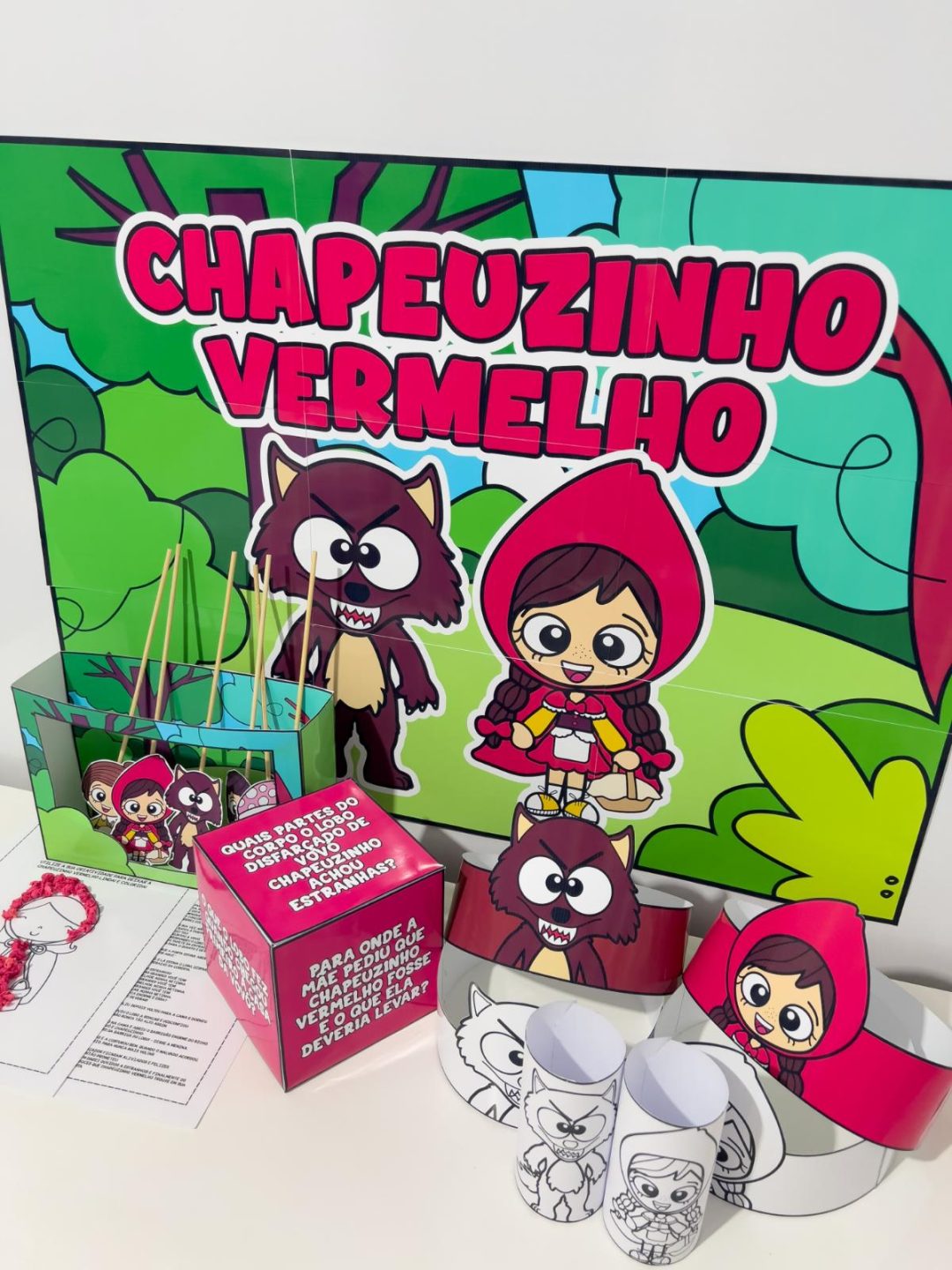 Kit Conto Chapeuzinho Vermelho - Imagem 10
