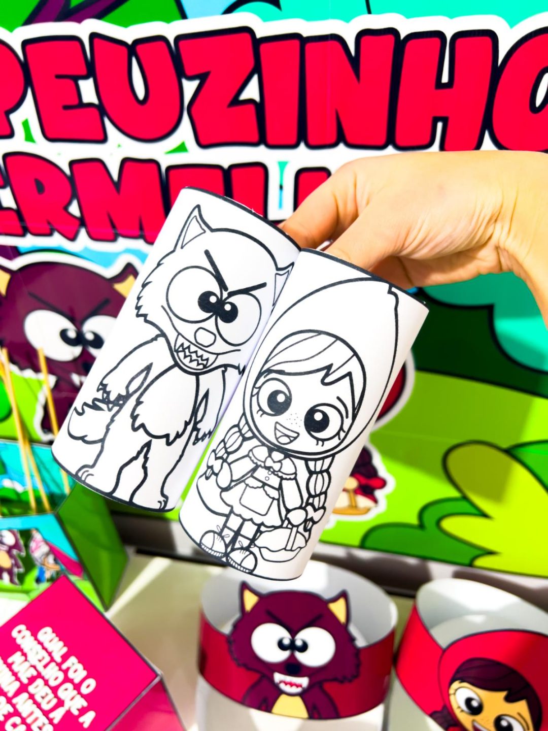 Kit Conto Chapeuzinho Vermelho - Imagem 8