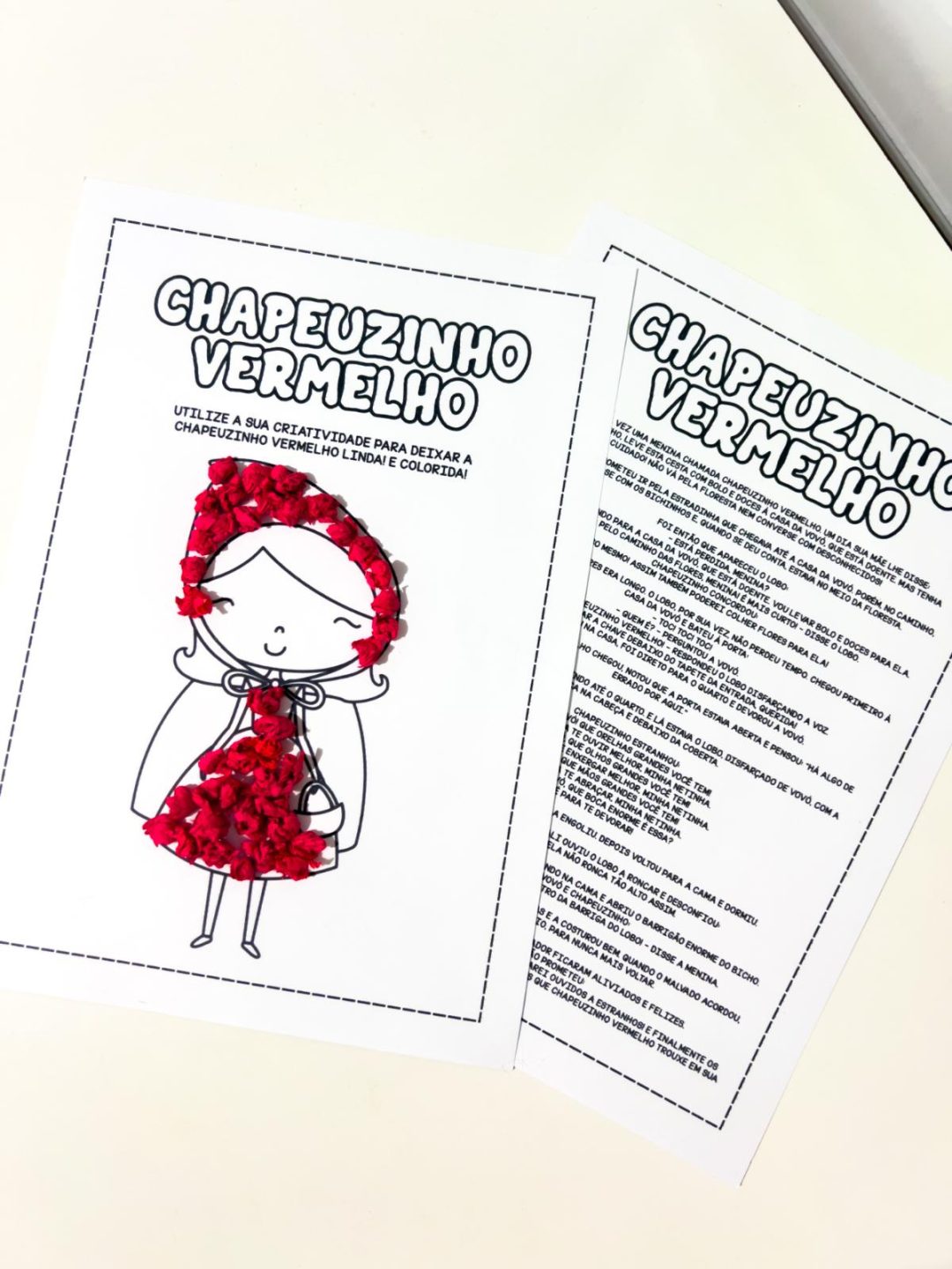 Kit Conto Chapeuzinho Vermelho - Imagem 6