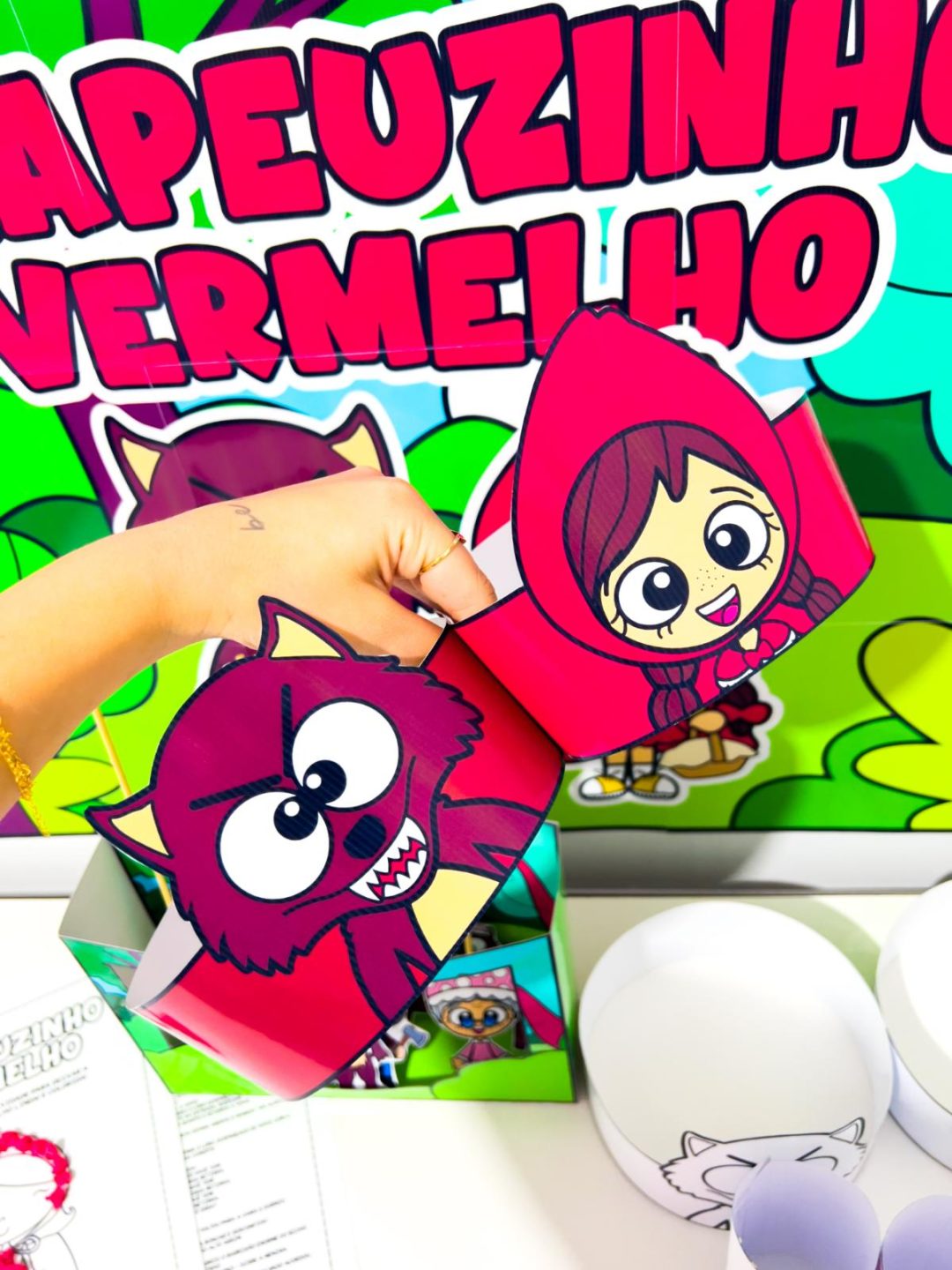Kit Conto Chapeuzinho Vermelho - Imagem 5