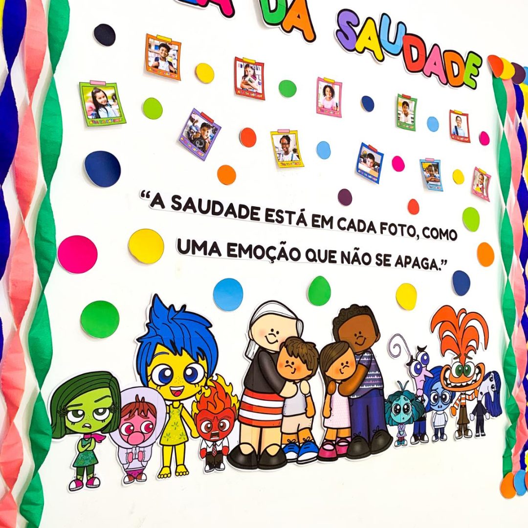Painel Aula da Saudade – Tema Divertidamente