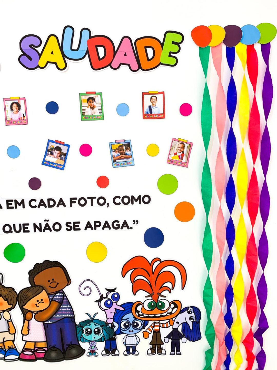 Painel Aula da Saudade – Tema Divertidamente - Imagem 4