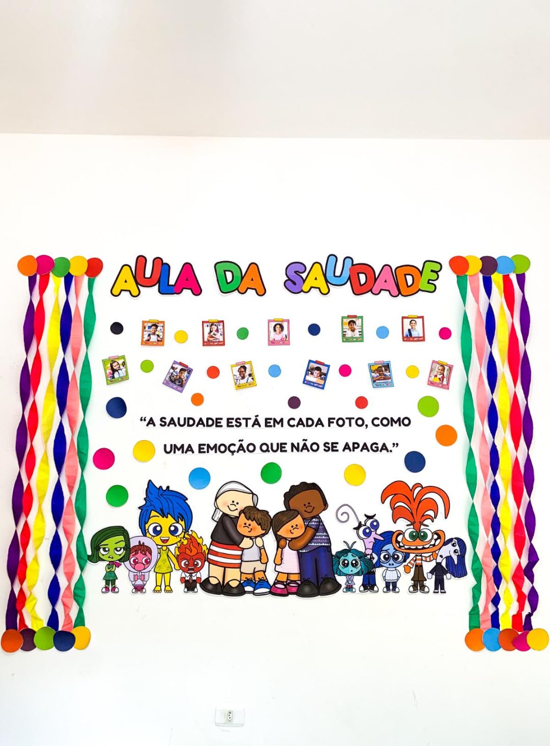 Painel Aula da Saudade – Tema Divertidamente - Imagem 2