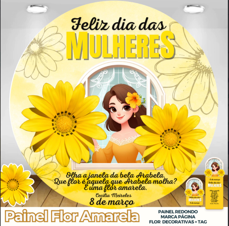 Kit Especial "Flor Amarela" – Dia das Mulheres