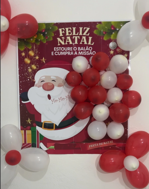 Dinâmica de Natal: Estoure o Balão e Cumpra a Missão!
