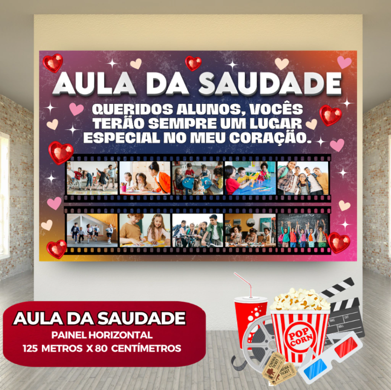 Kit Aula da Saudade – Decoração Especial
