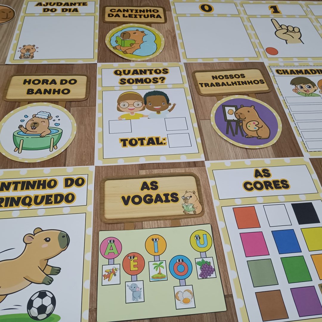 Kit Sala Capivara encantada