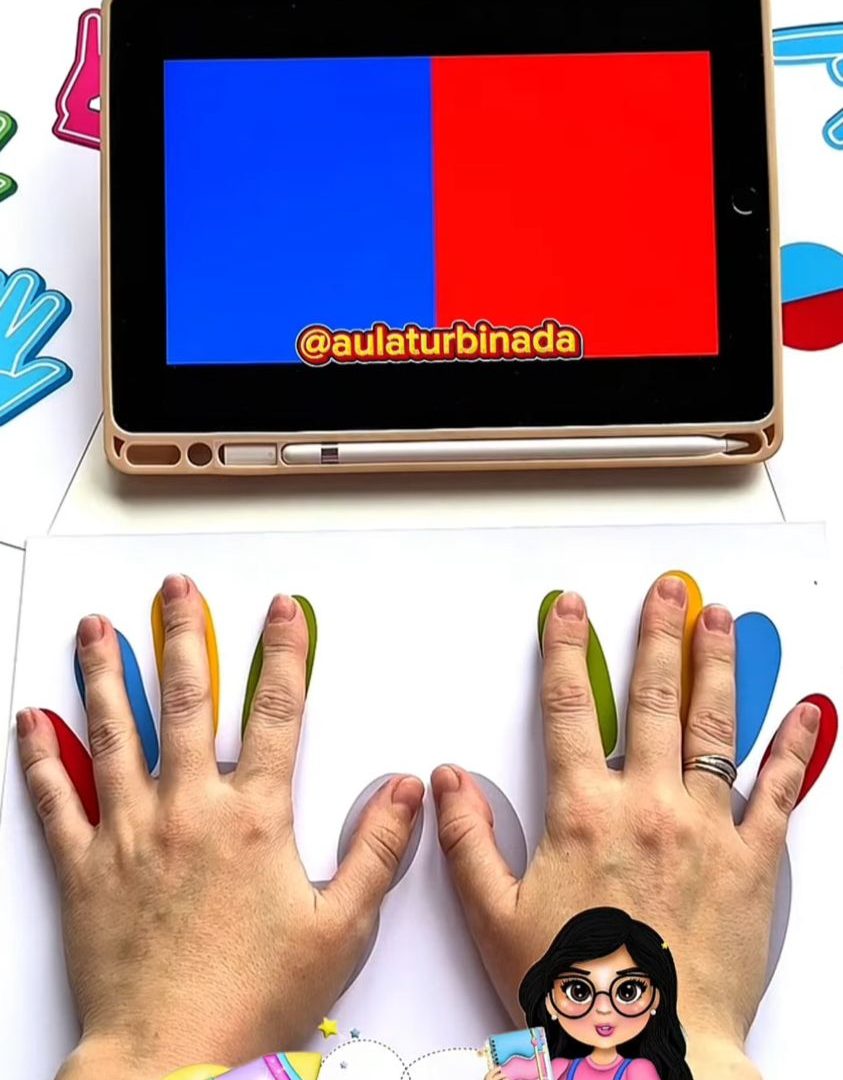 Dedinhos Coloridos - Raciocínio Lógico