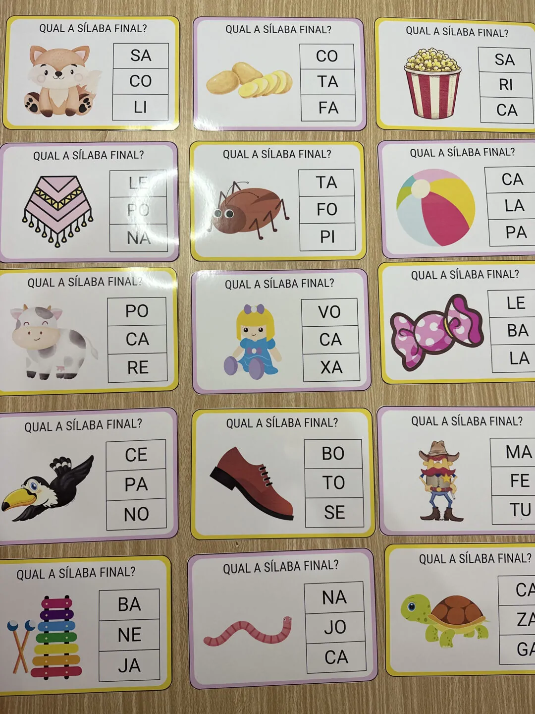 Qual é a Sílaba final? - Imagem 5