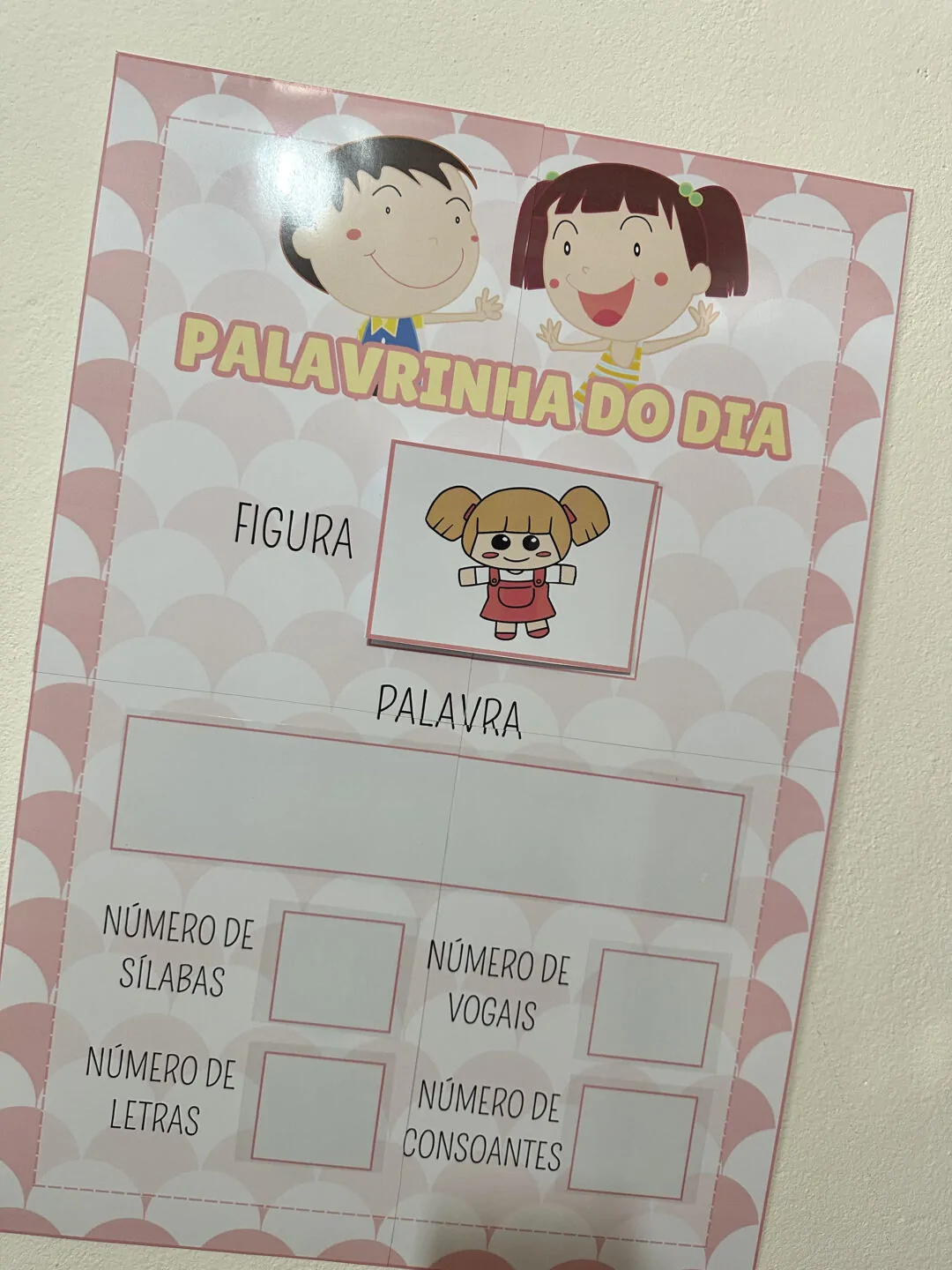 Cartaz Palavrinha do Dia - Imagem 3