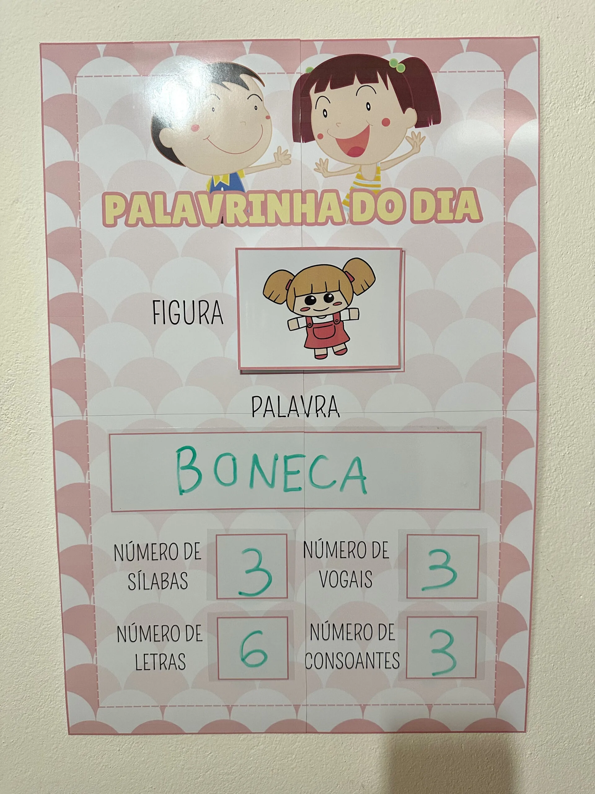 Cartaz Palavrinha do Dia - Imagem 7