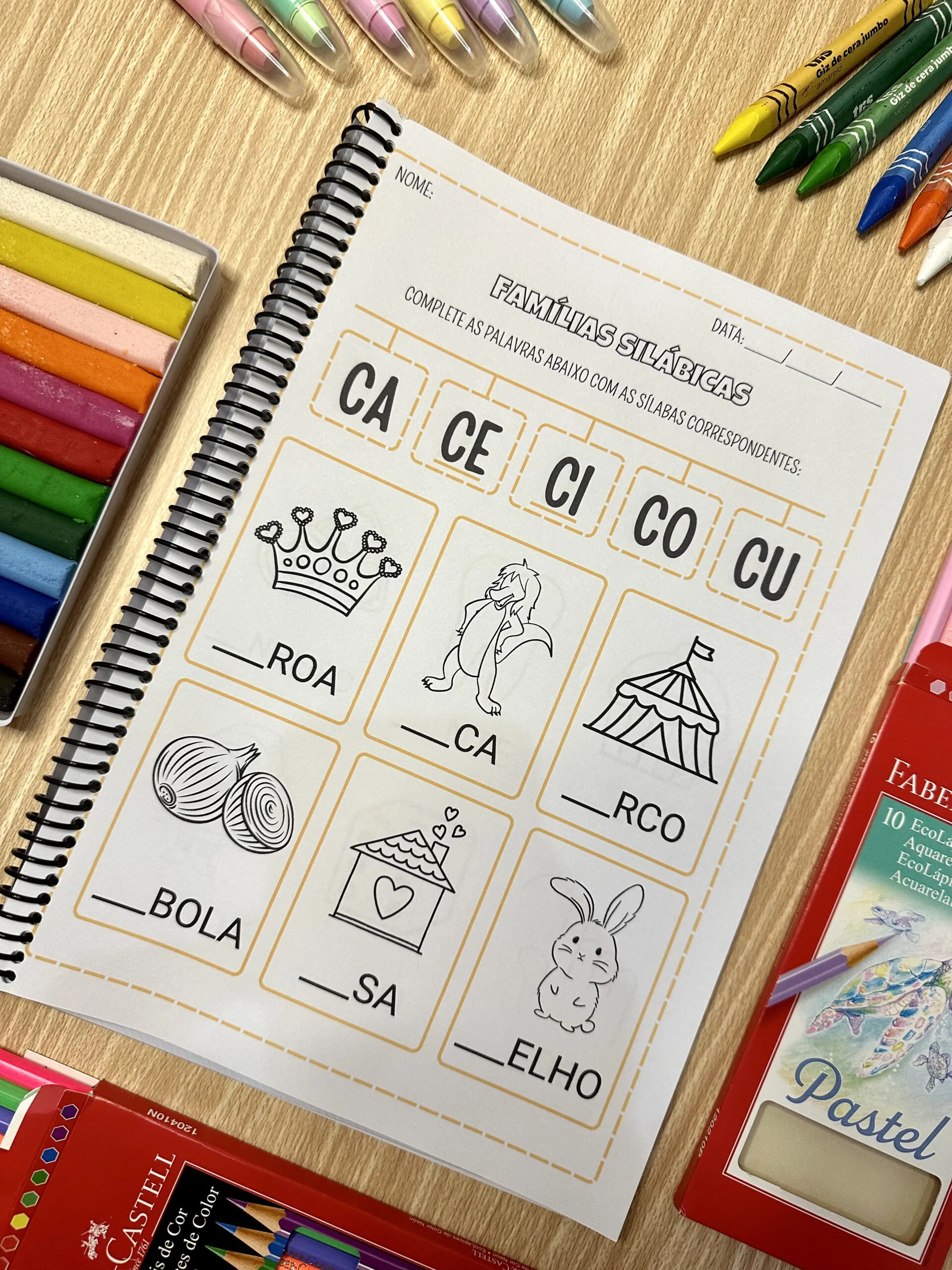 Famílias Silábicas-Complete de A a Z - Imagem 3