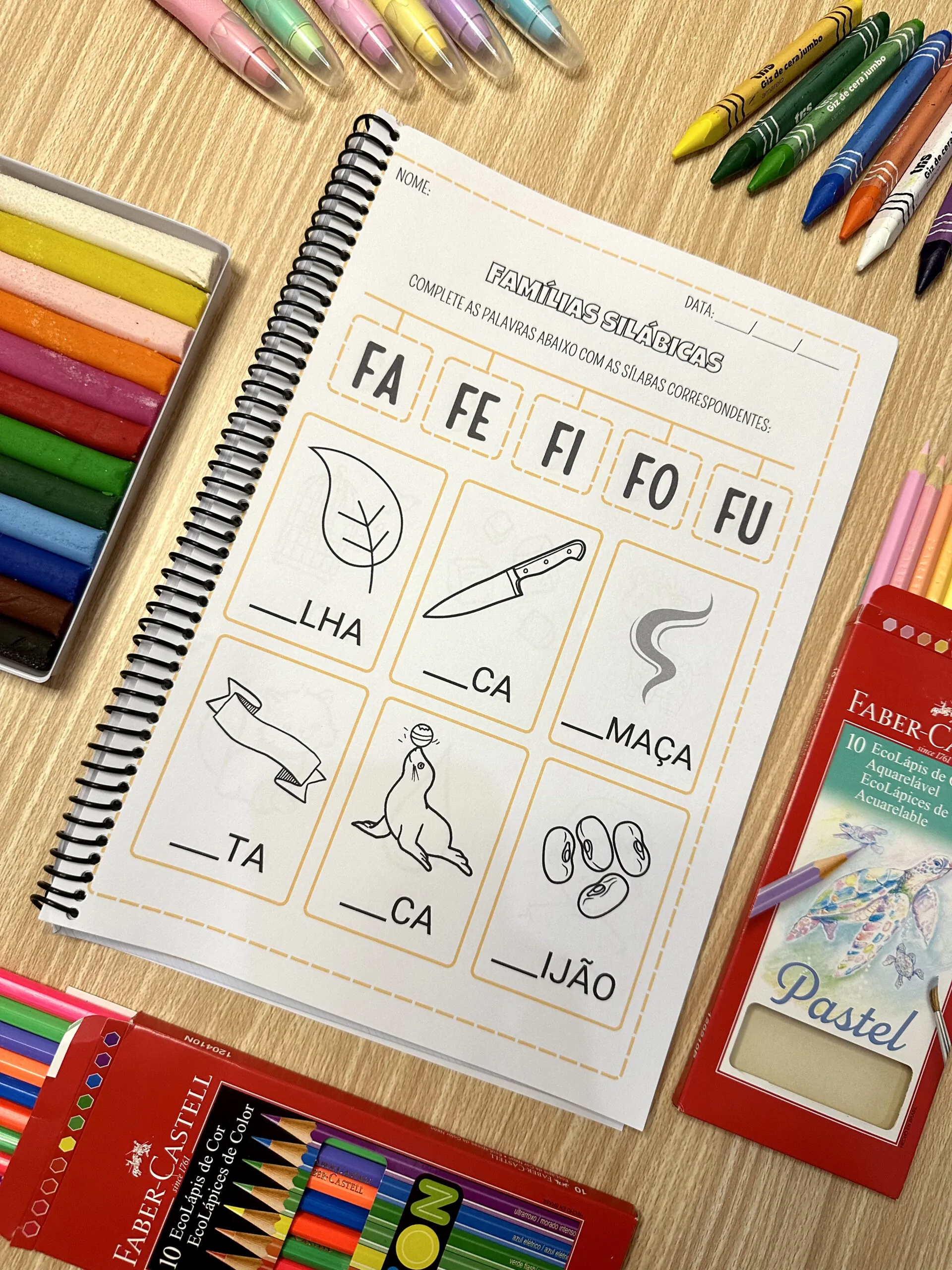 Famílias Silábicas-Complete de A a Z - Imagem 5