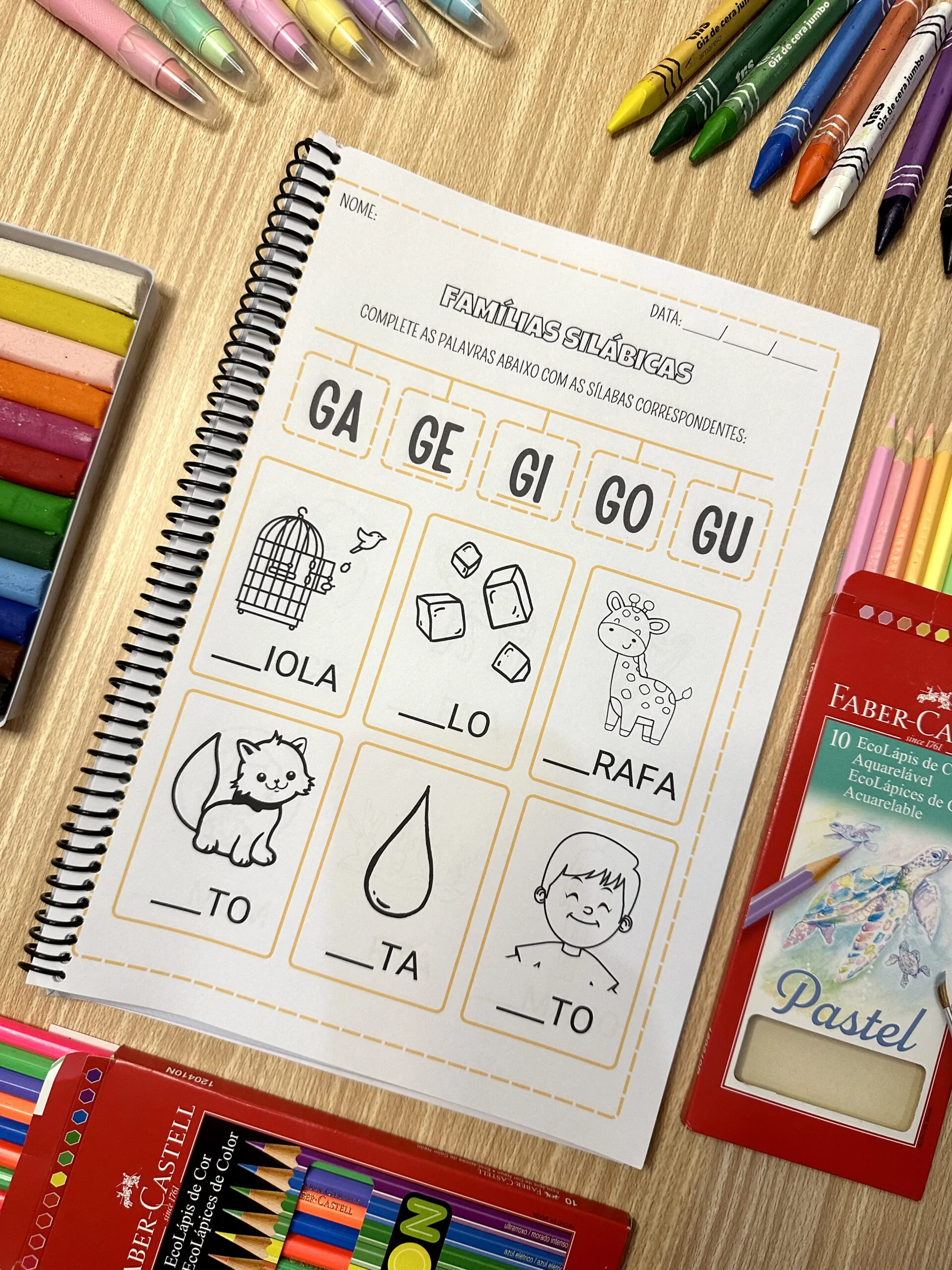 Famílias Silábicas-Complete de A a Z - Imagem 6