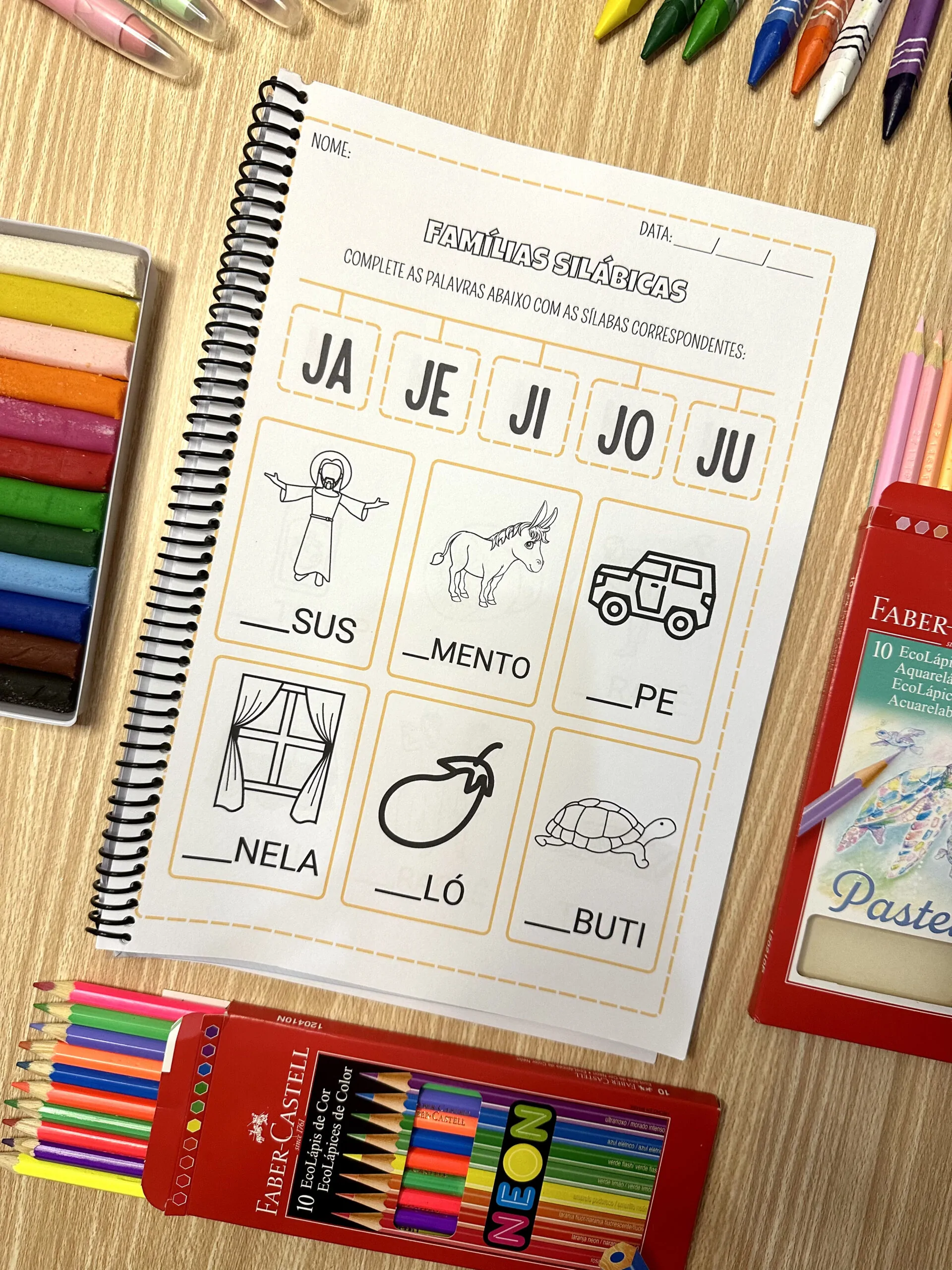 Famílias Silábicas-Complete de A a Z - Imagem 8