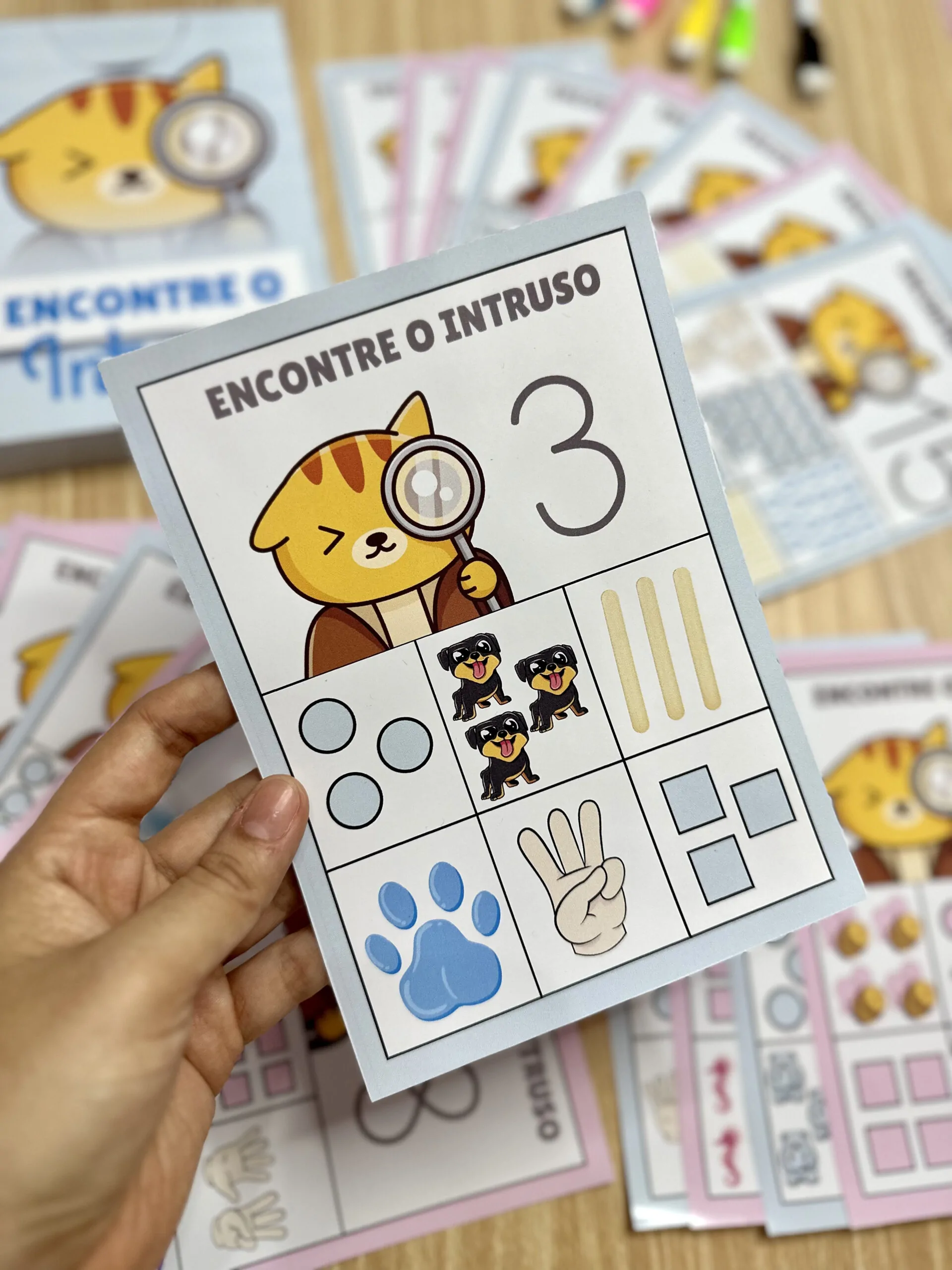 Encontre o Intruso Numerais - Imagem 4