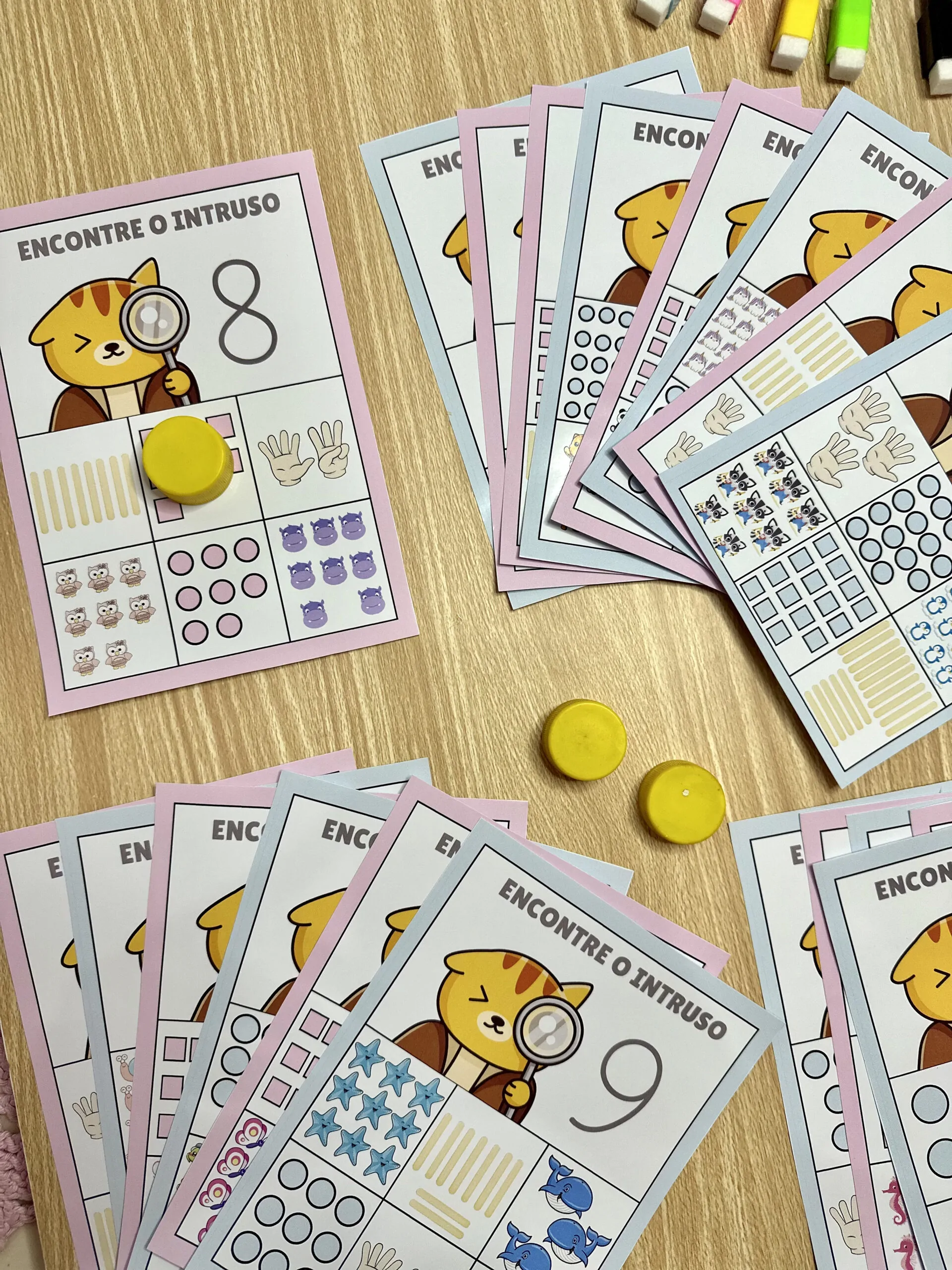 Encontre o Intruso Numerais - Imagem 5