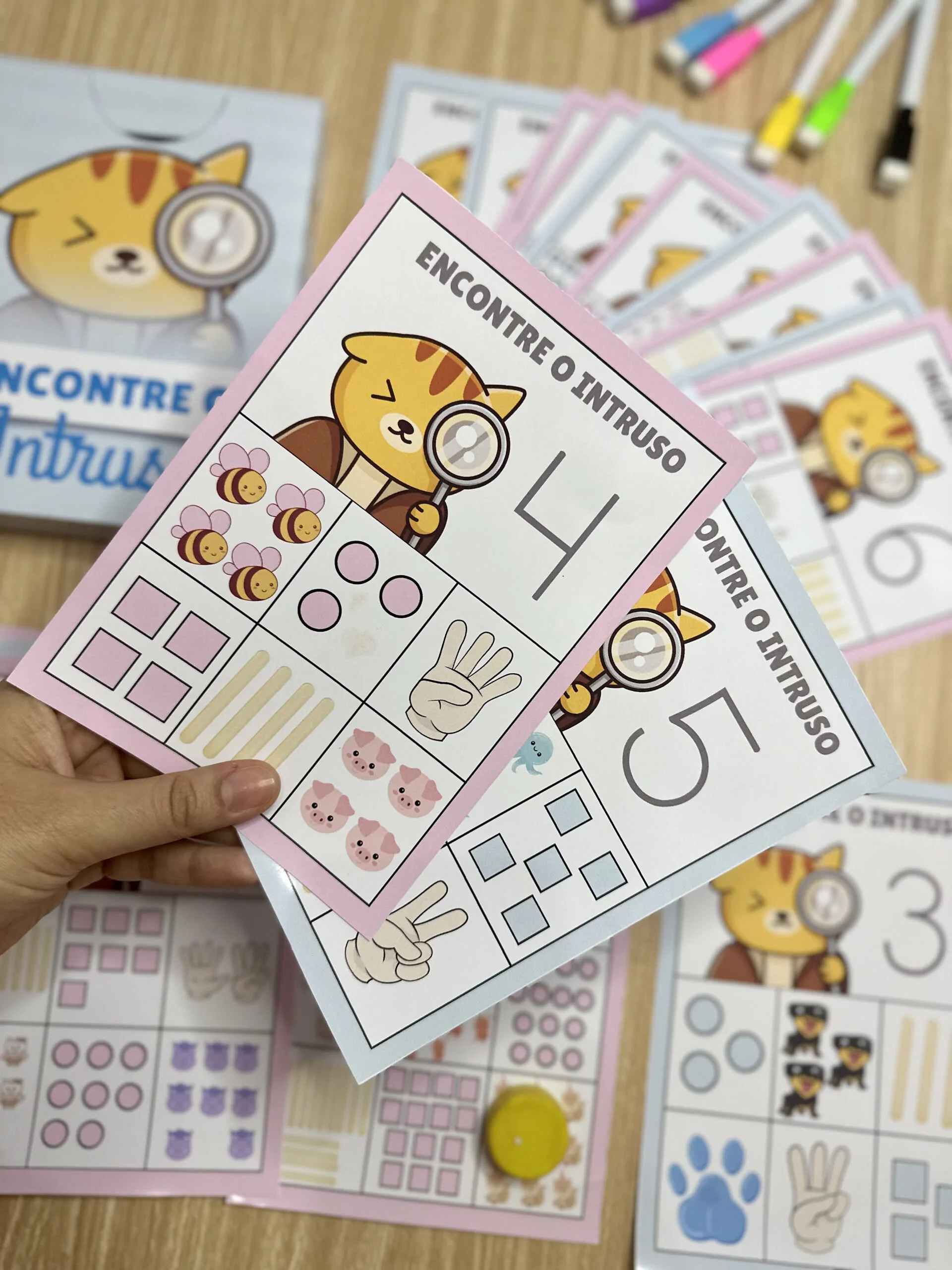 Encontre o Intruso Numerais - Imagem 7