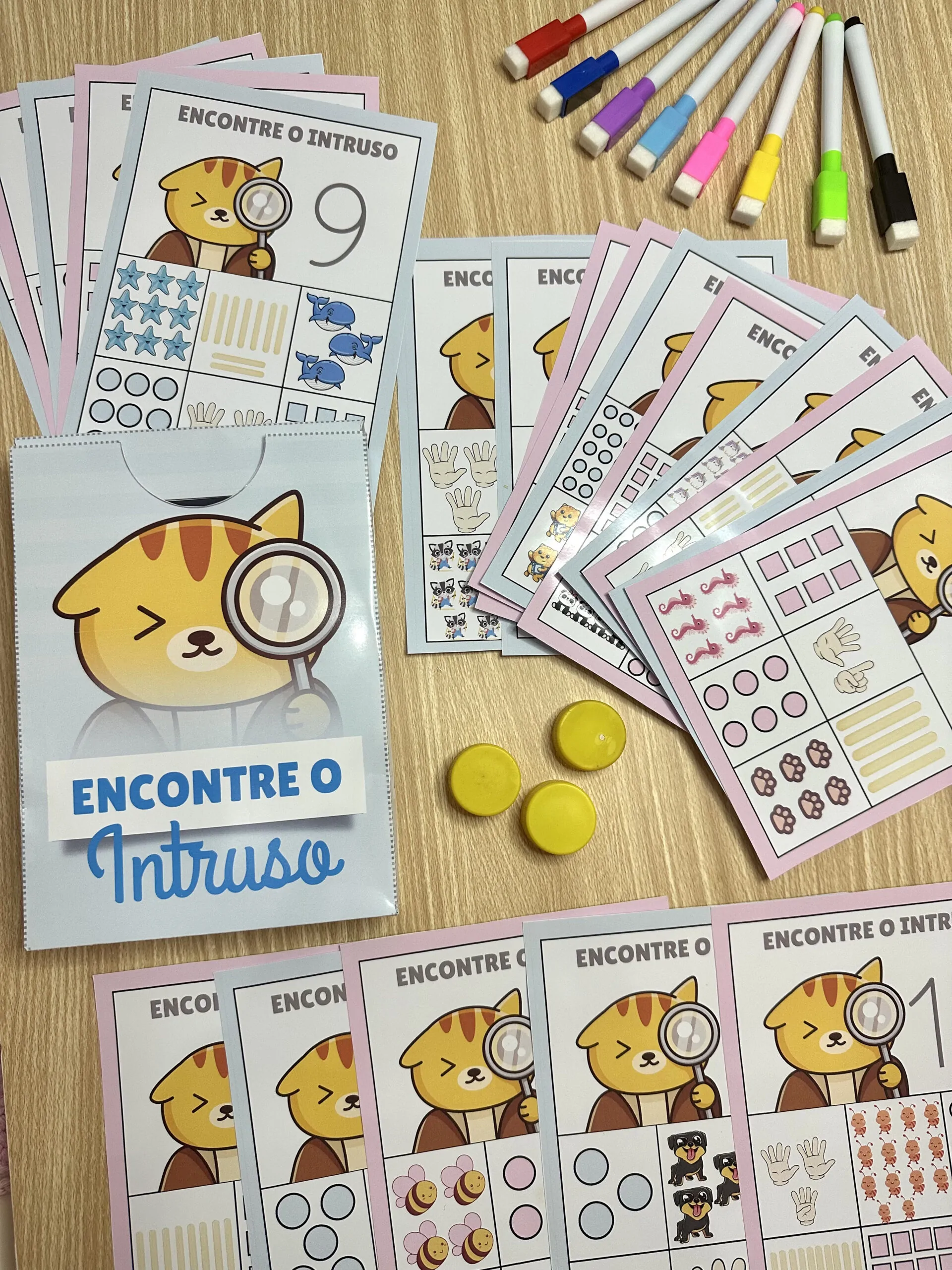 Encontre o Intruso Numerais - Imagem 8