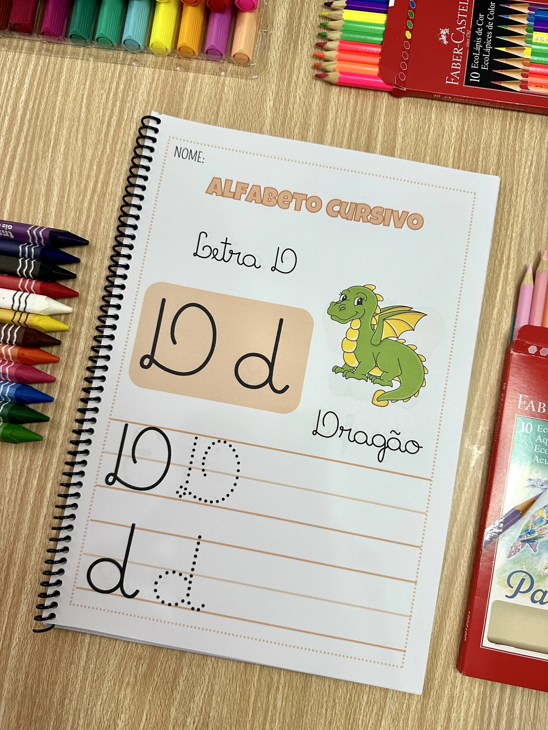 Apostila Alfabeto Cursivo - Imagem 6