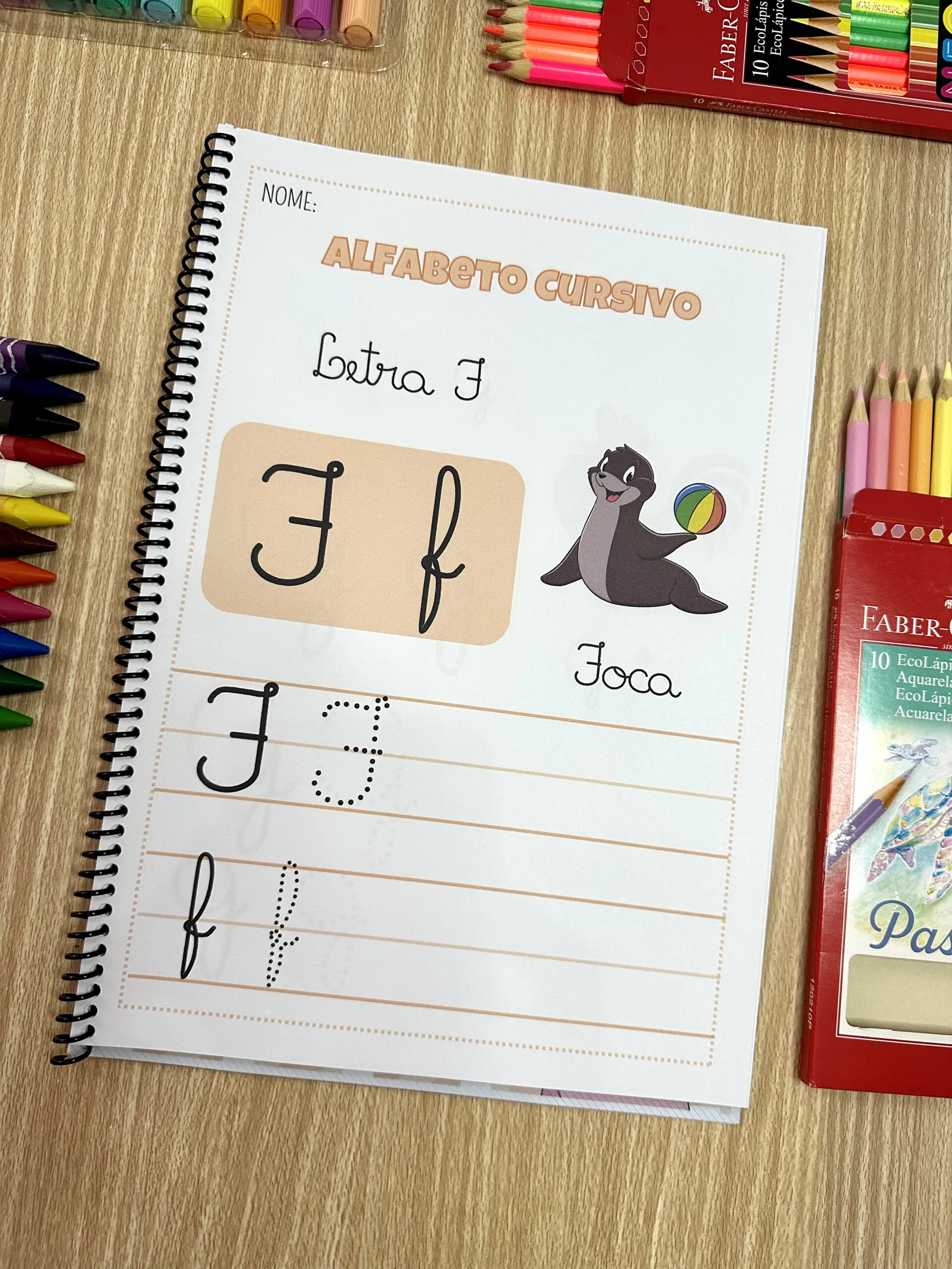 Apostila Alfabeto Cursivo - Imagem 8